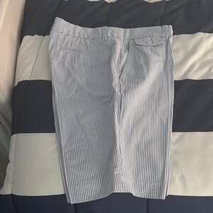 Ralph Lauren Golf Blue and White Striped Apparel